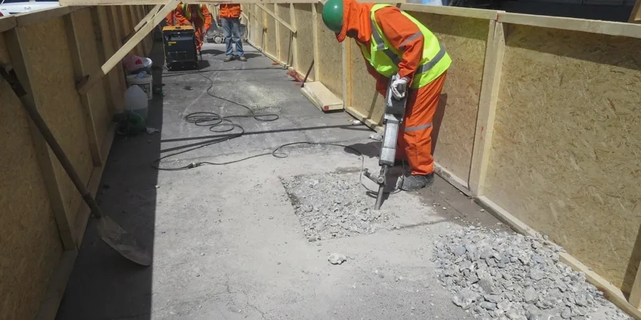 Illustrative image of Exploratory test pit in Brisbane