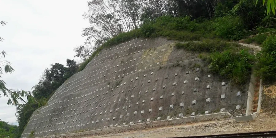 Illustrative image of Slope stabilization design in Brisbane
