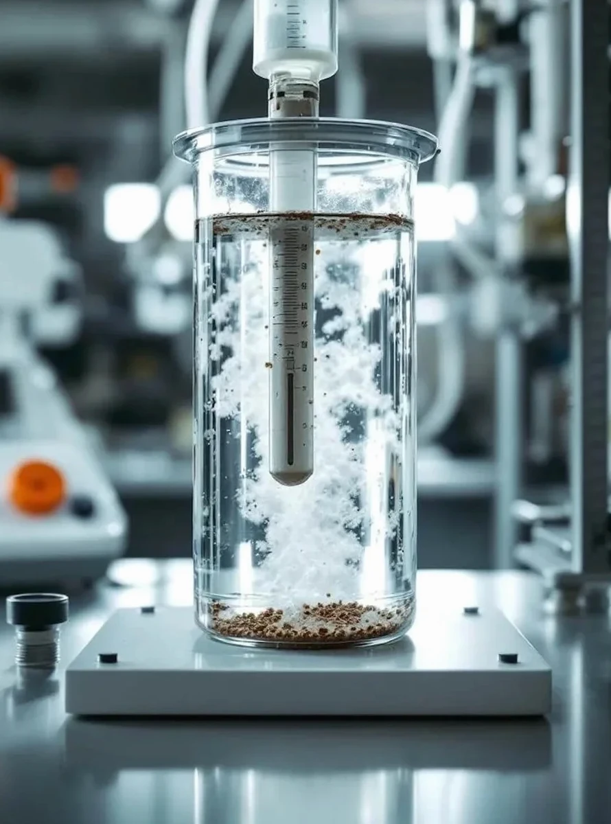 Illustrative image of Grain size analysis (sieve + hydrometer) in Brisbane