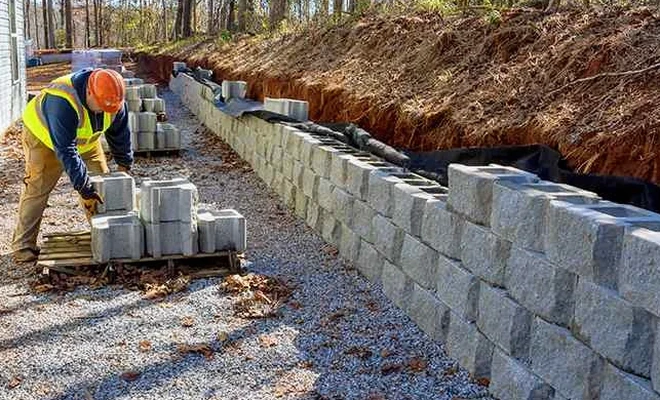 Illustrative image of Retaining wall design in Brisbane
